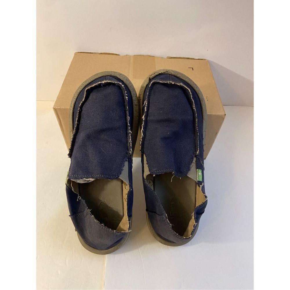 Sanuk surfer‎ loafers size Mens 8 blue rn# 112771